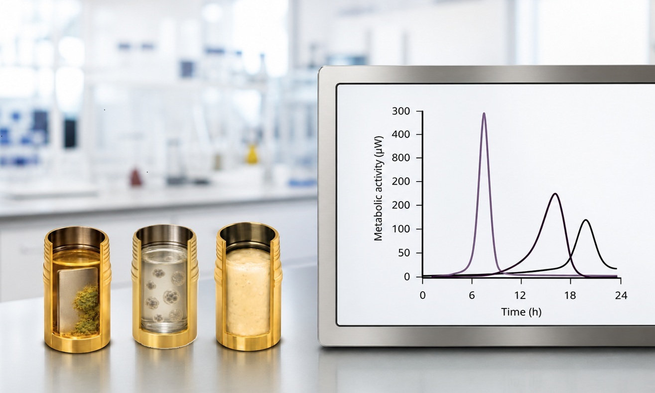 Biocalorimetry testing