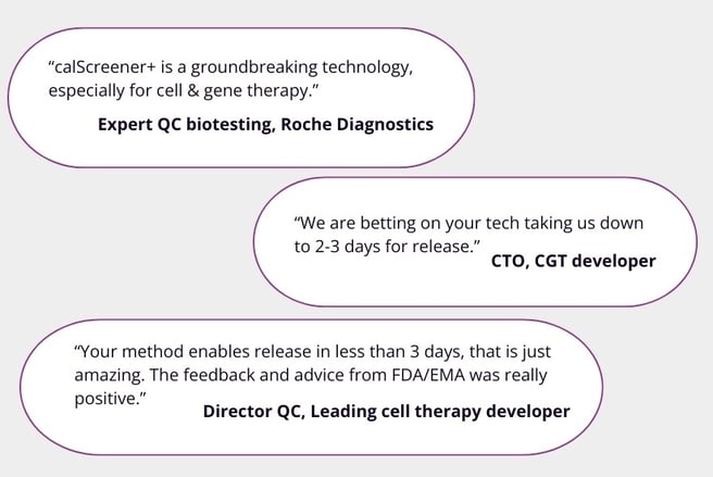 Quotes Symcel sterility caloTrace and calScreener