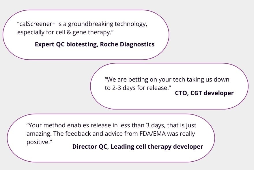 Quotes Symcel sterility caloTrace and calScreener